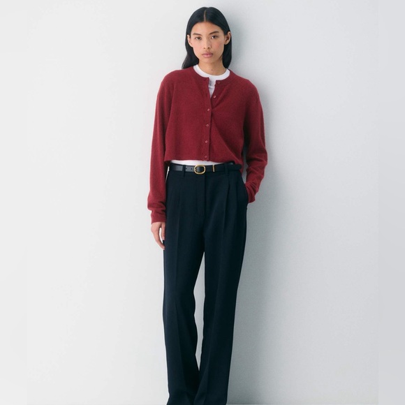 Wilfred SoftSpoke Sicily Cardigan in Cordovan - Picture 5 of 7